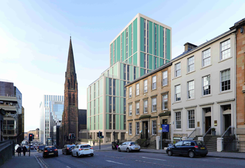 Construction starts at £33m Student Accommodation in Glasgow image