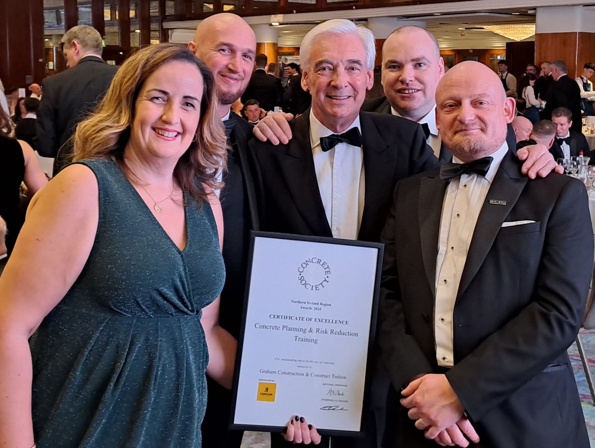 Award Winning Quality team at the Concrete Society NI Awards image