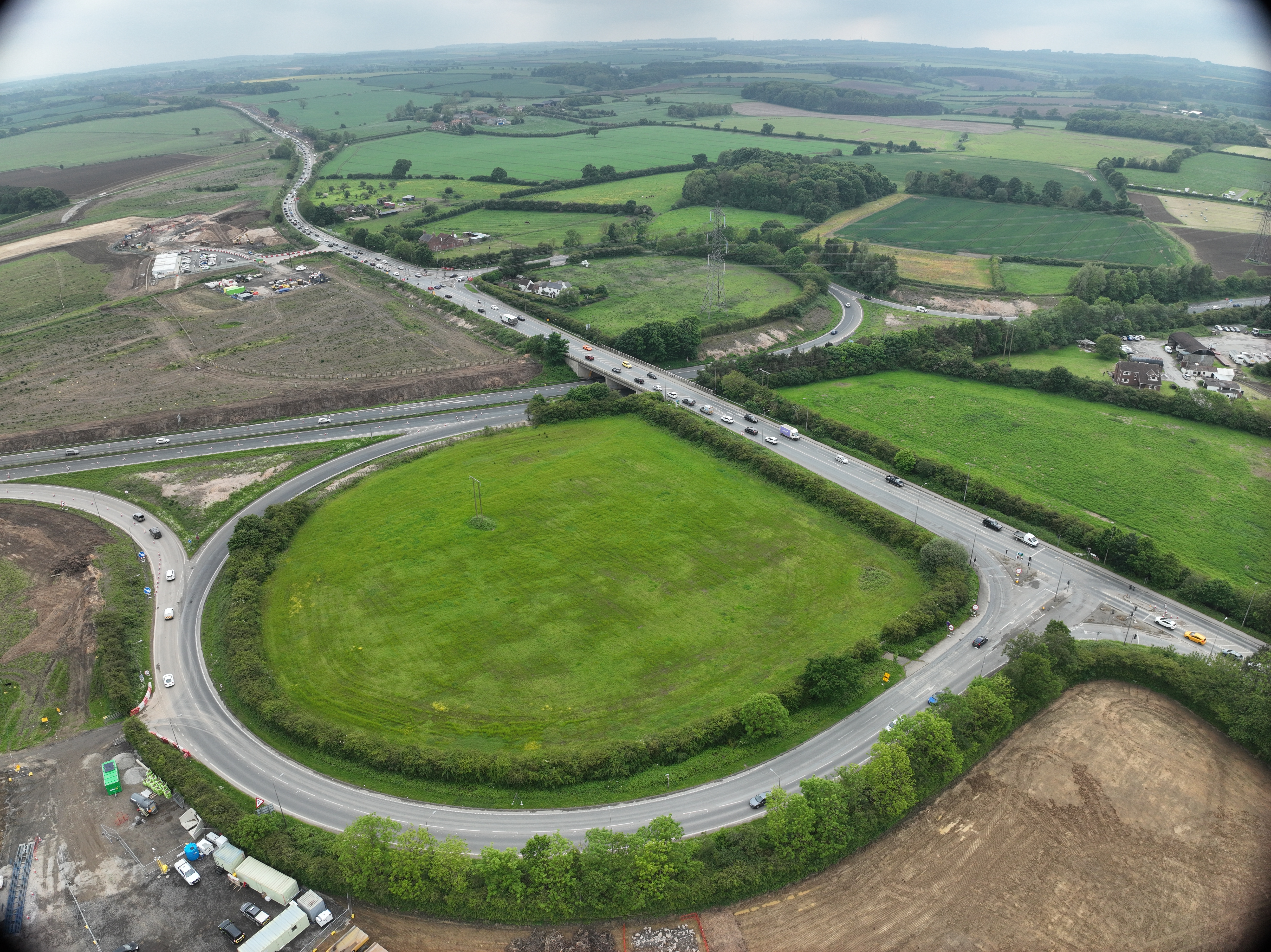 Works continue from the ground up on the A164 & Jock’s Lodge Project image