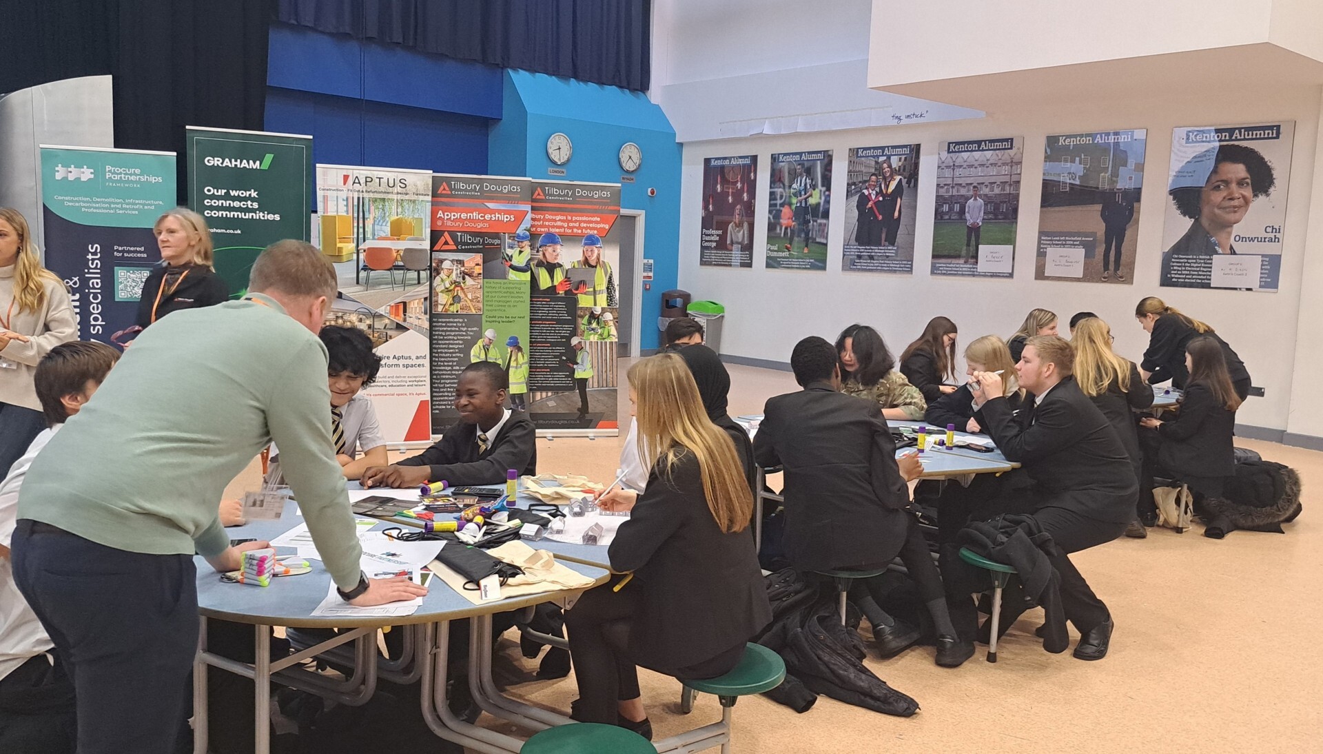 GAM attend a Youth Engagement Day at Kenton School, Newcastle image