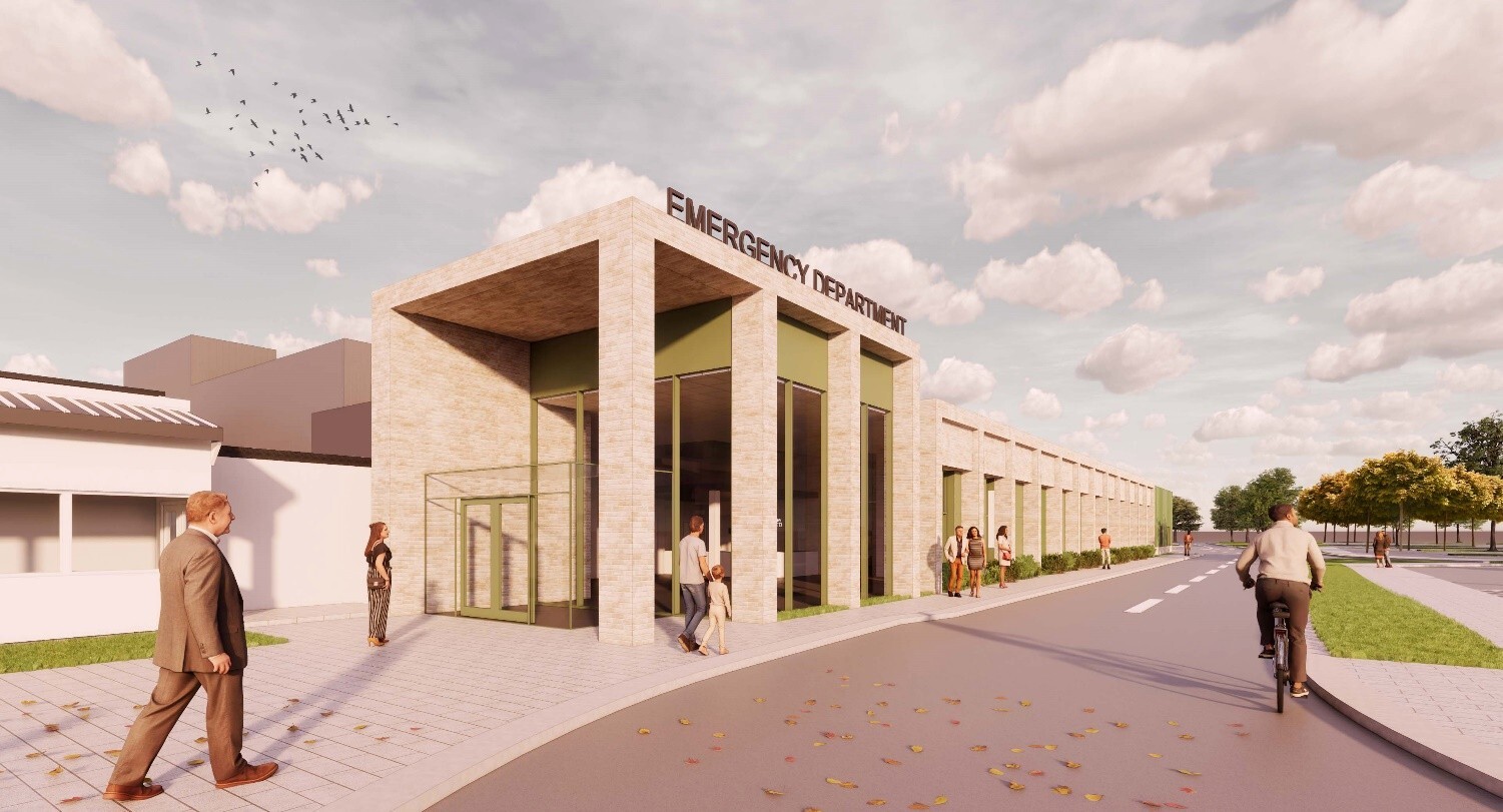 Artist impression of new Emergency Department