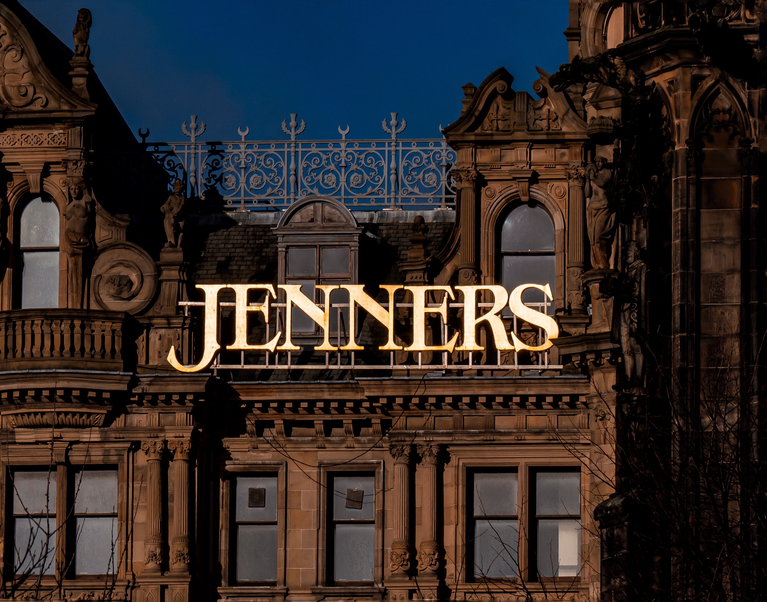 Construction work begins on iconic Jenners building, Edinburgh image