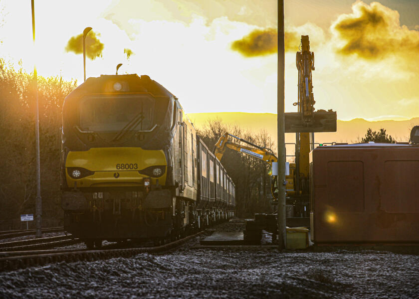 First Rail Deliveries Mark Significant Milestone at Repository Site