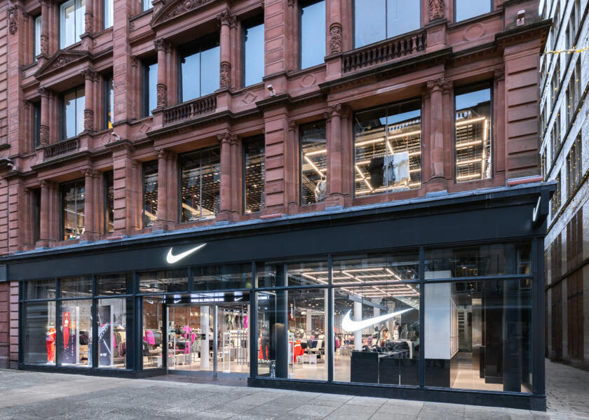 Nike Flagship Store in Glasgow open for Christmas