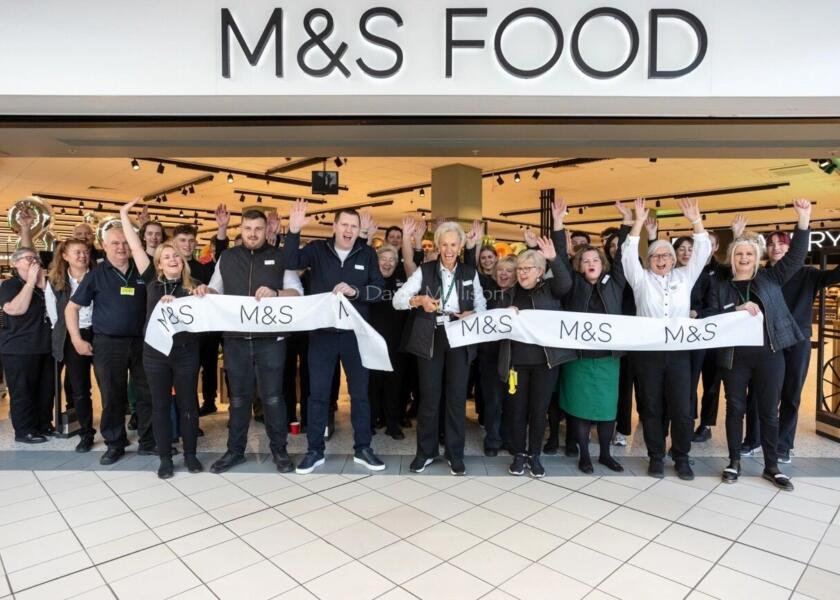 Newly refurbished Marks and Spencer, Newton Mearns store re-opens following four-week closure