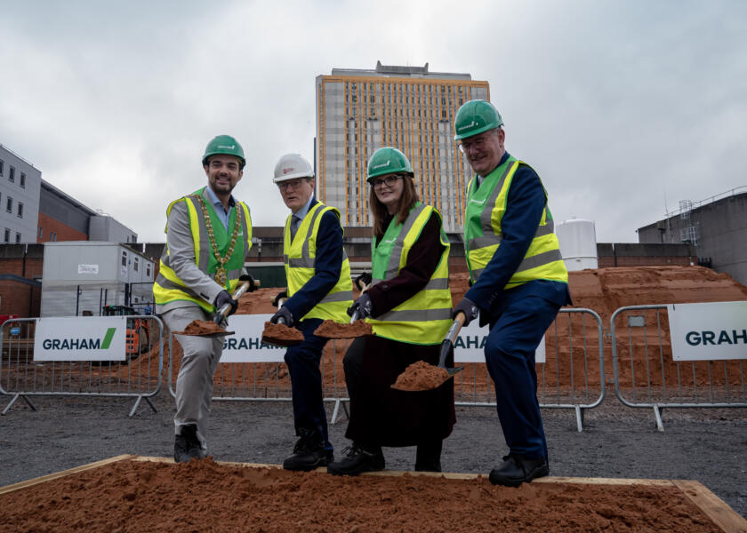 Graham begins construction of iREACH centre ,Belfast