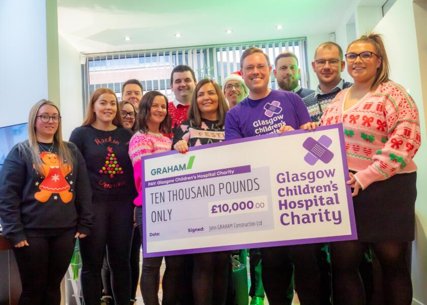 GRAHAM staff take to the skies for Glasgow Children’s Hospital Charity