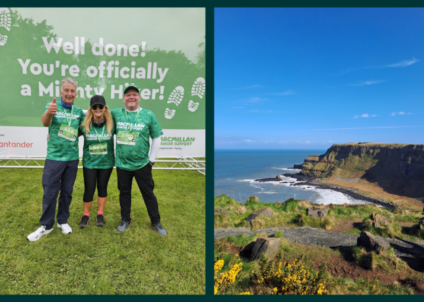 GRAHAM put their ‘best foot forward’ by hiking the North Coast Marathon for Macmillan Cancer