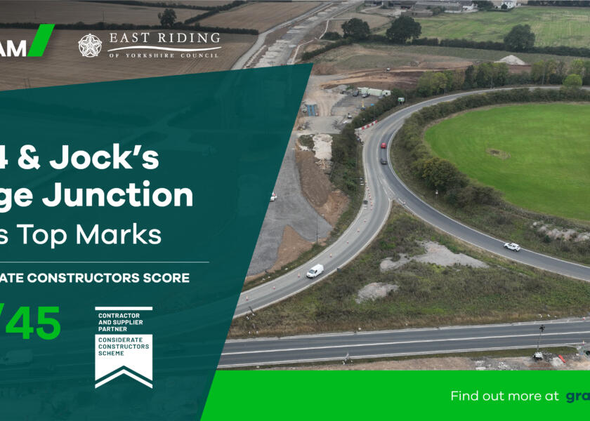 A164 & Jock’s Lodge junction rated “Excellent” by CCS