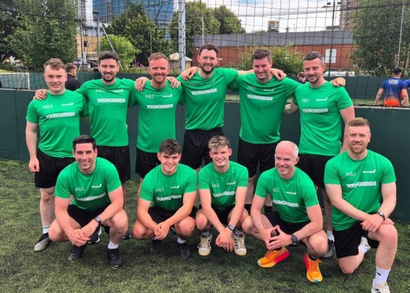GRAHAM take part in Five-A-Side Football Competition for YoungMinds Charity