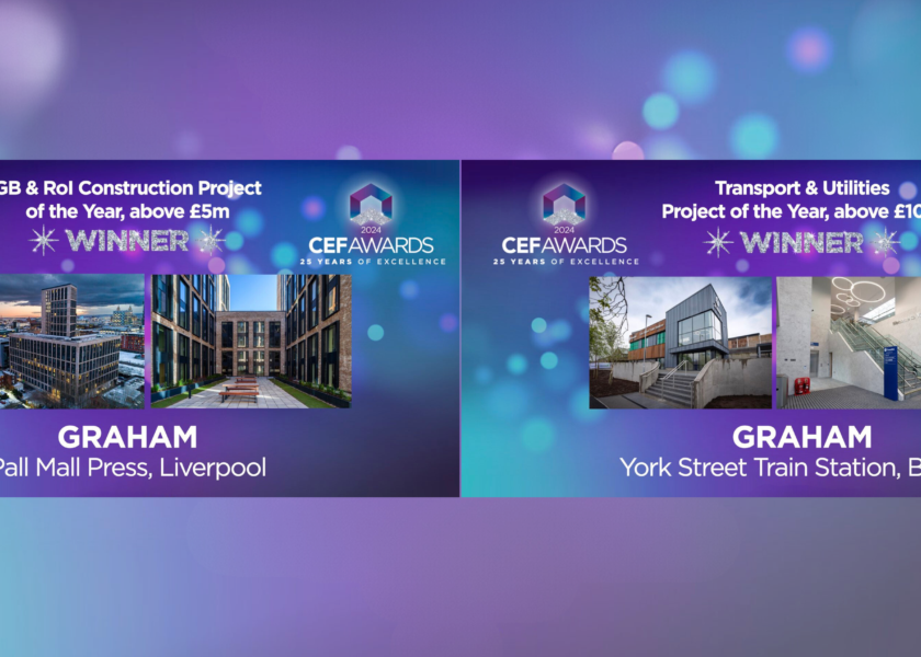 GRAHAM secures two awards at CEF Awards